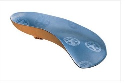 Blue Footbed Heeled Arch Support