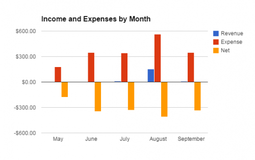 blog income and expenses