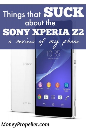A sony xperia z2 review - things that suck