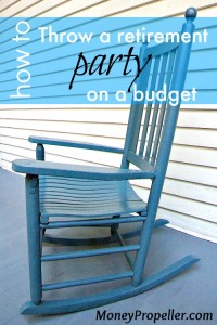 how to throw a retirement party on a budget