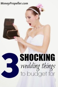 3 Shocking Wedding Things to Budget For